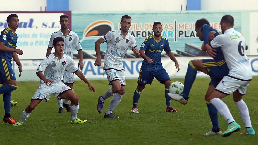 Partido de fútbol Segunda B entre Boiro y Celta B