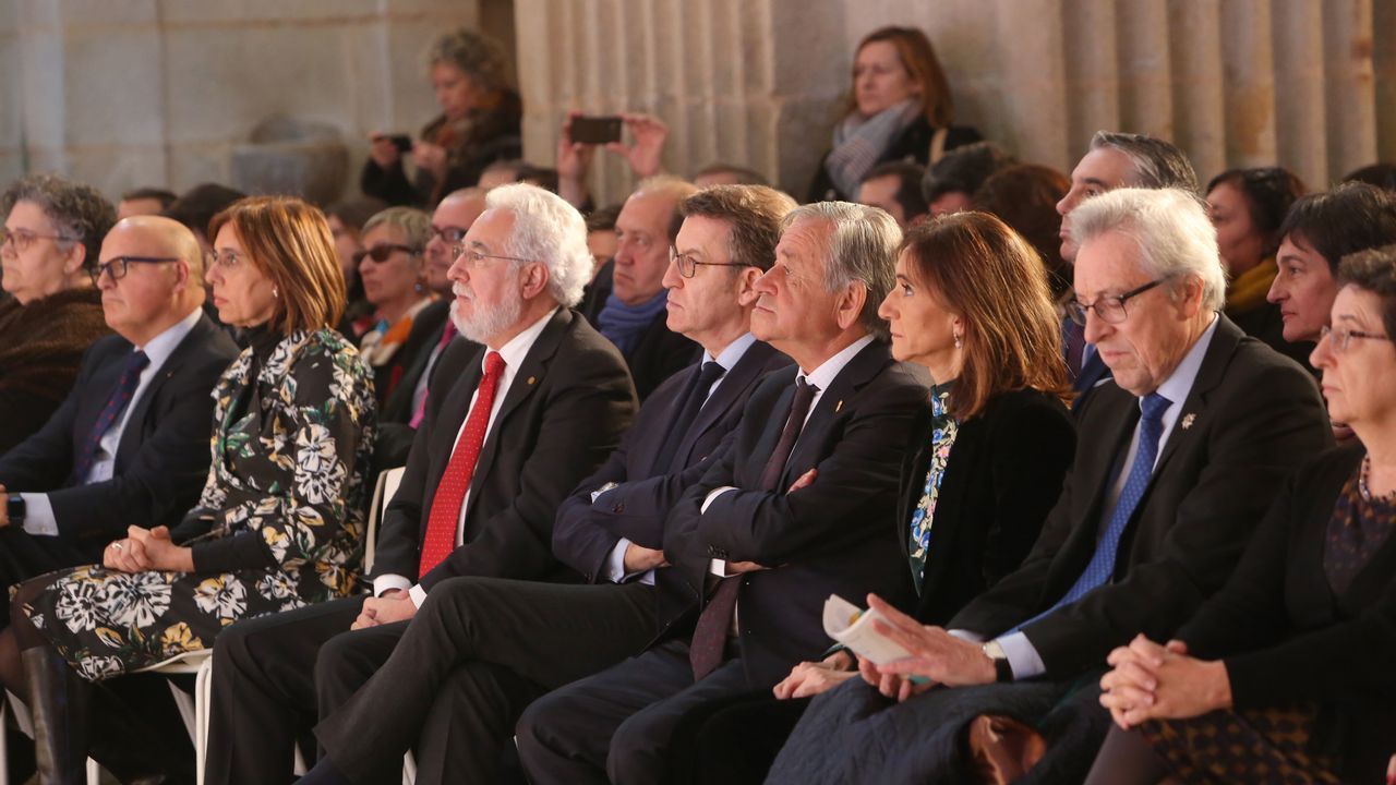 O mosteiro de Montederramo acolleu a entrega dos premios da Cultura Galega