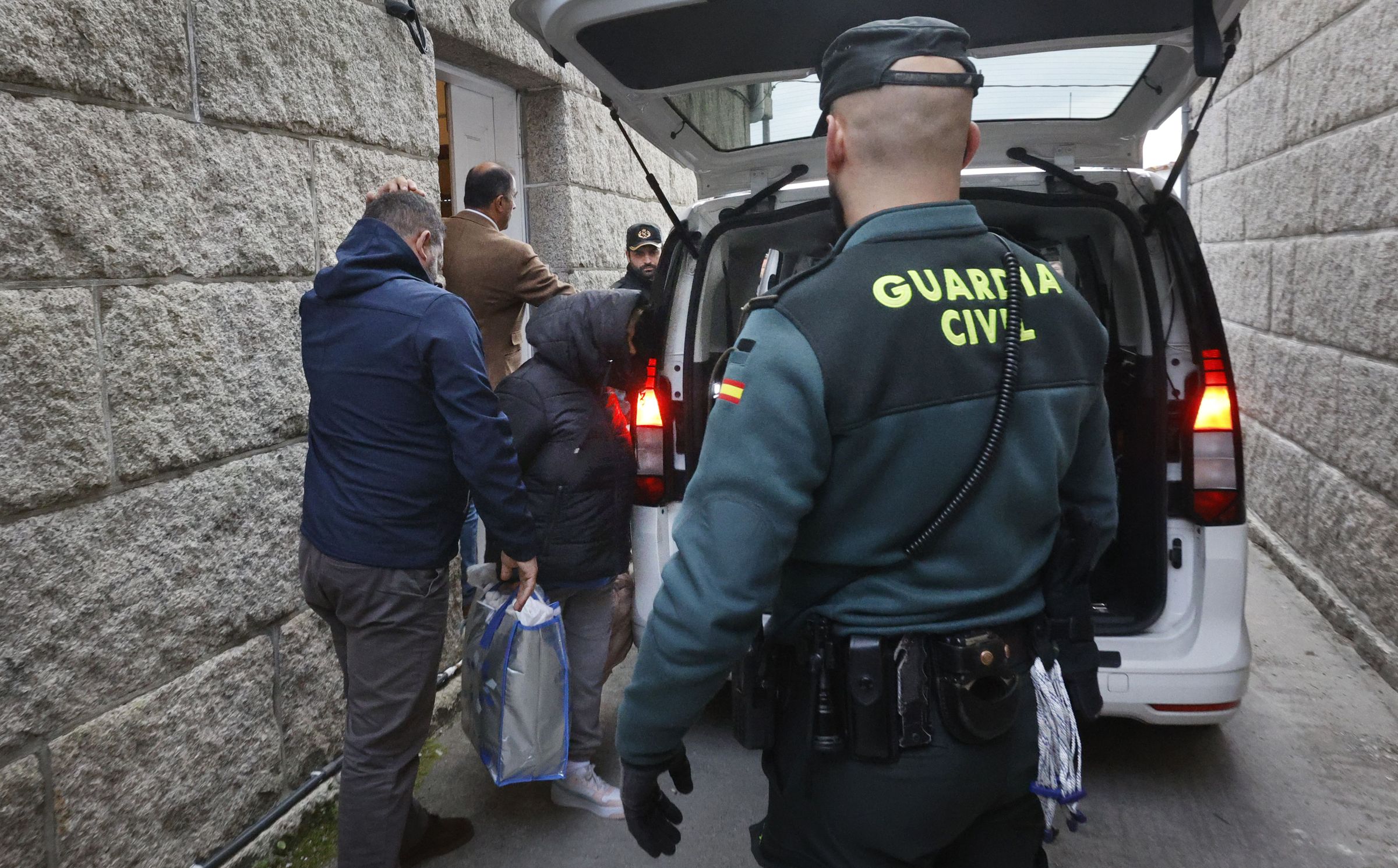 Desafiuzamento de unha parella okupa nunha casa de Combarro. 14/01/2025
