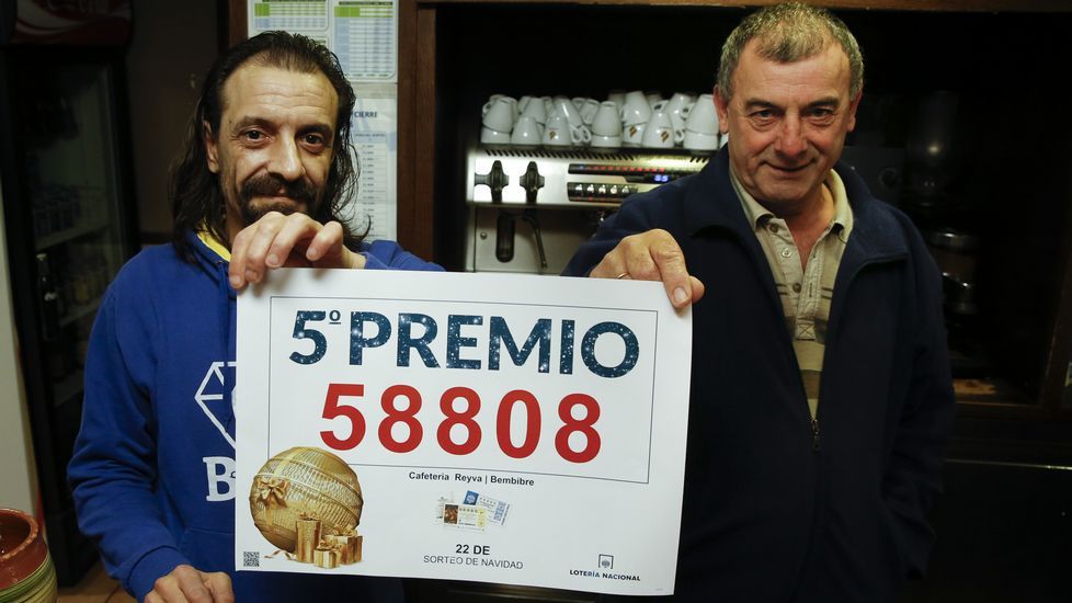 Segundo premio de la Lotería Navidad en Santa Comba