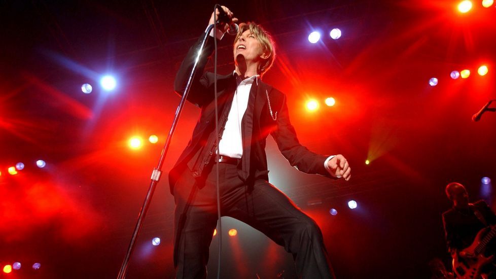 Concierto de David Bowie en Noruega en el año 2002.
