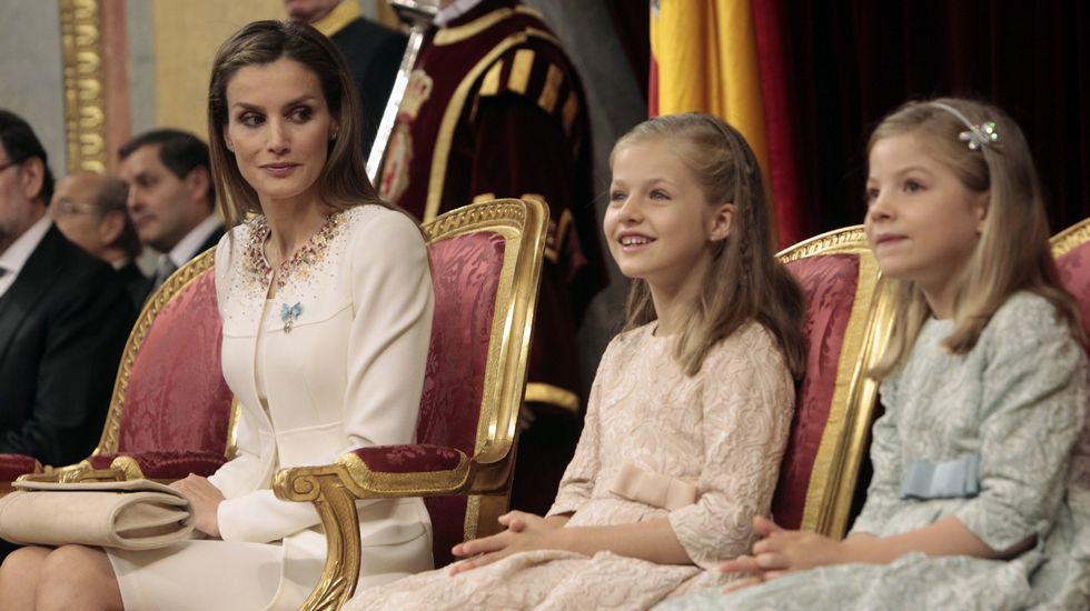 En la ceremonia de coronación de Felipe VI.
