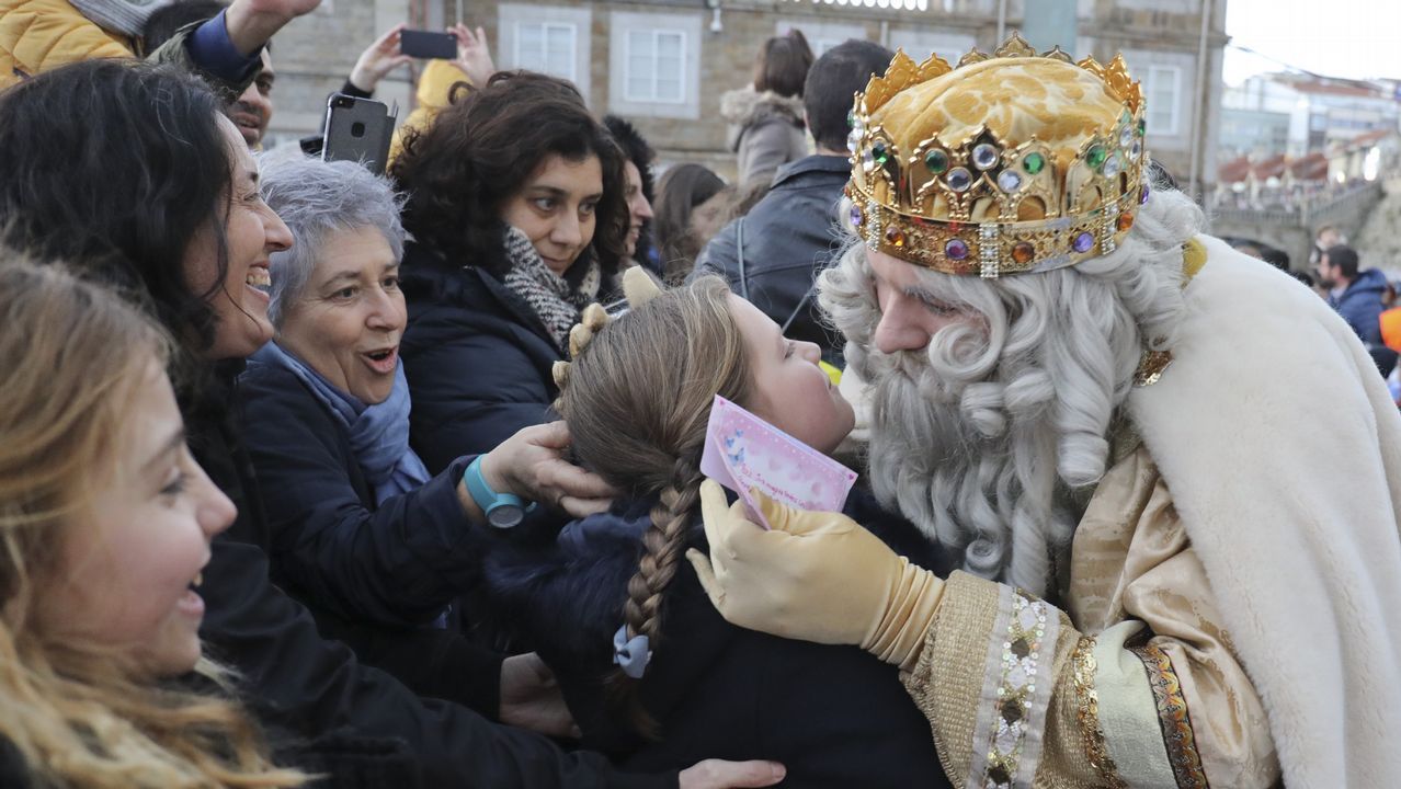La cabalgata en Compostela