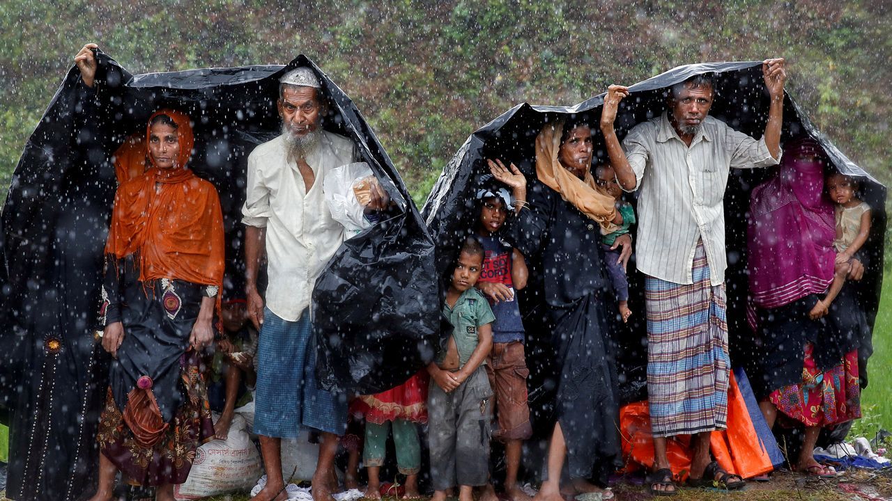 Campo de refugiados en Bangladés