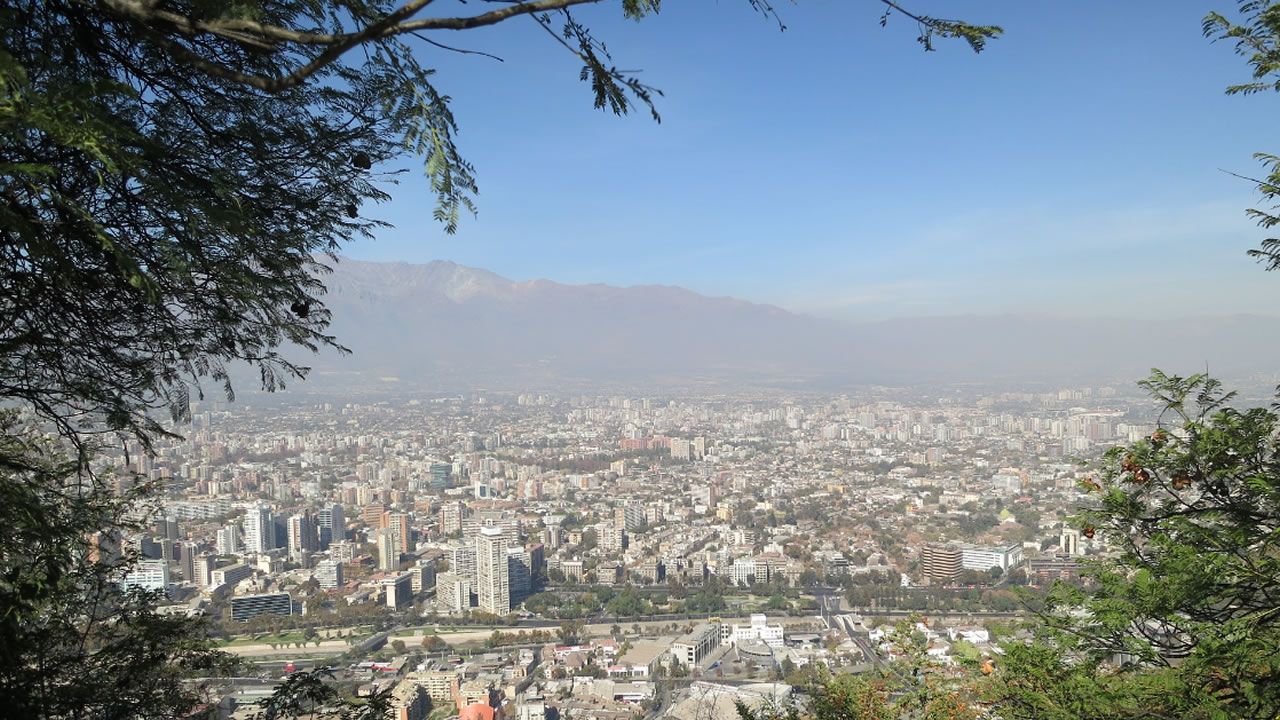 Vista general de Santiago de Chile