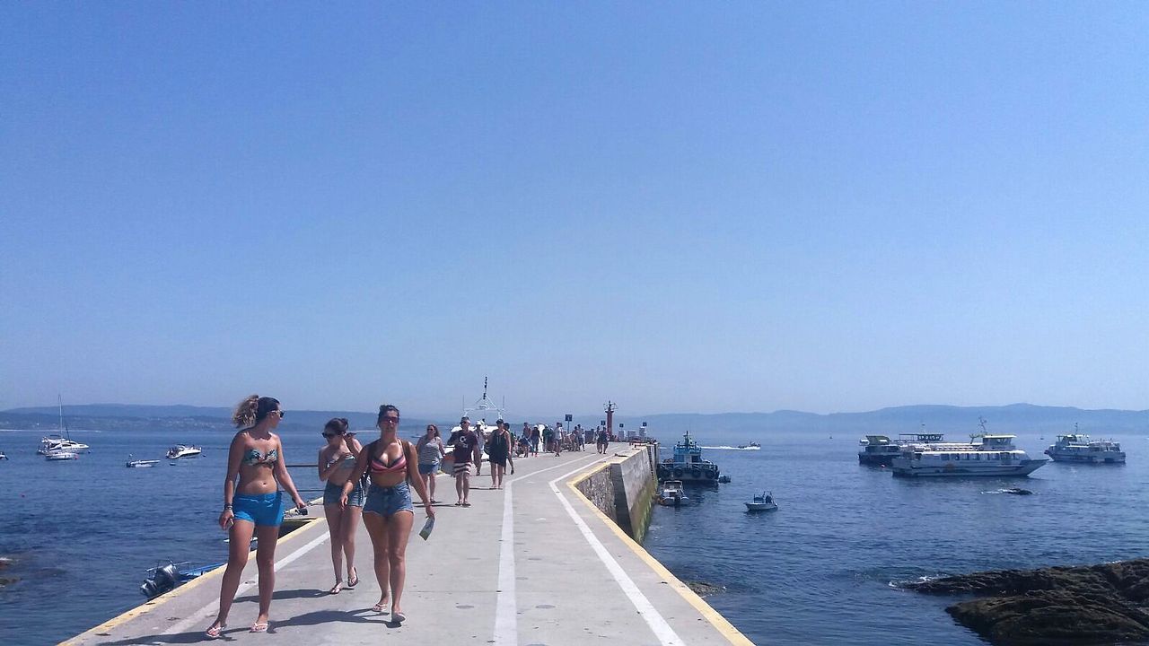 Muelle de la isla de Ons