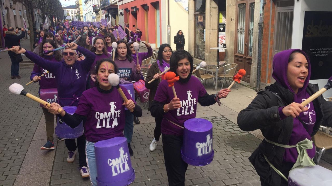 Manifestación por el 8M en Viveiro