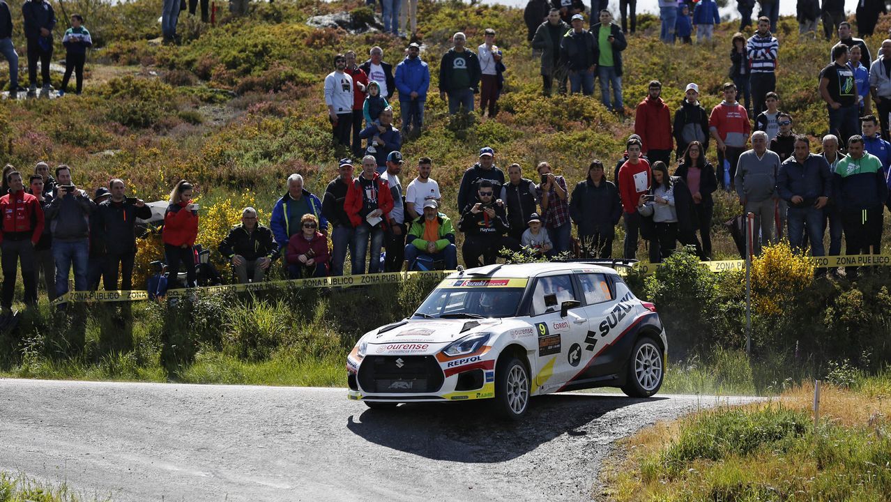 RALI DE OURENSE 2019.En el primer tramo de Esgos hubo numeroso público