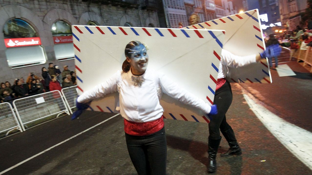 Los niños, esperando a los Reyes en Santiago