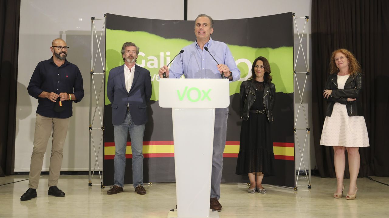 Ana Pontón, exultante tras el resultado del BNG