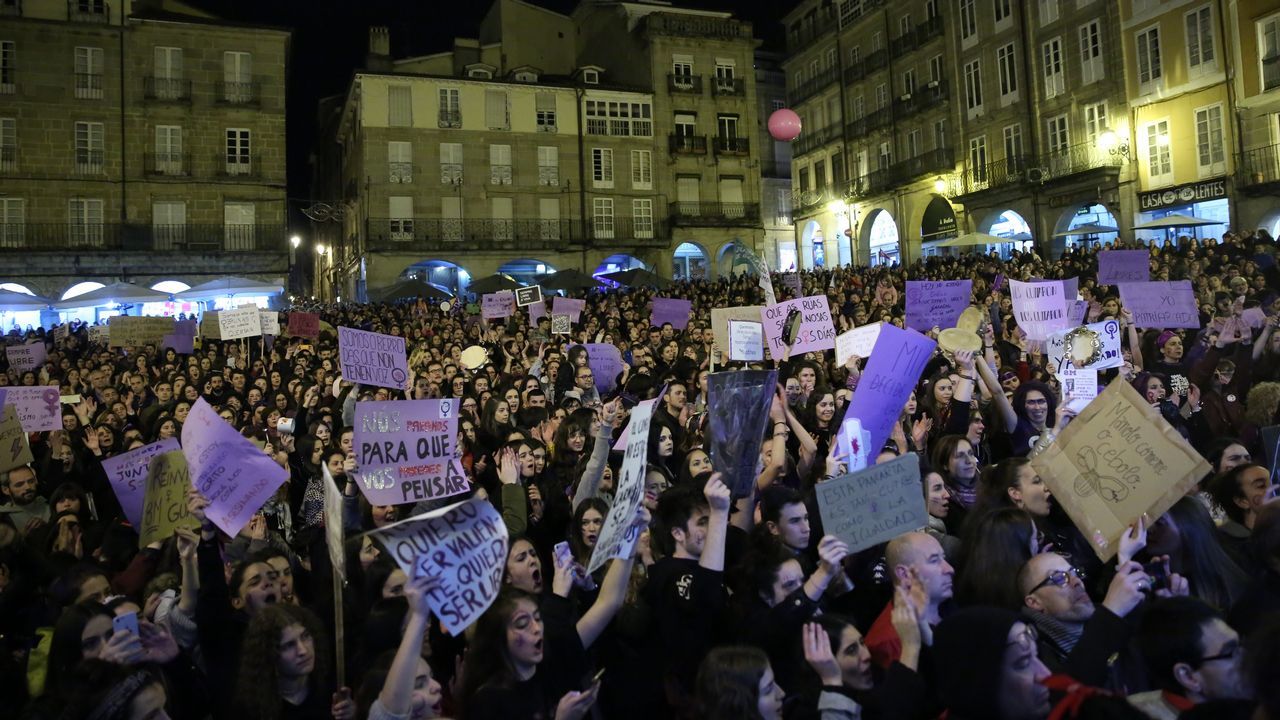 Las imágenes del 8M en Ourense