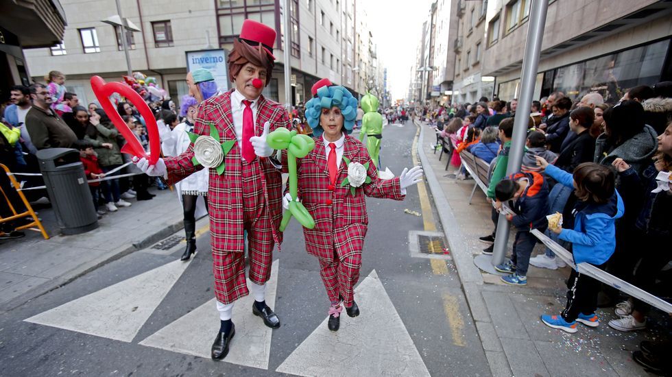 Desfile de Carnaval en Pontevedra