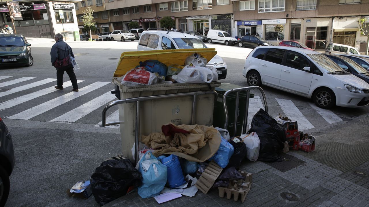 Cuarto día de la basura sin recoger