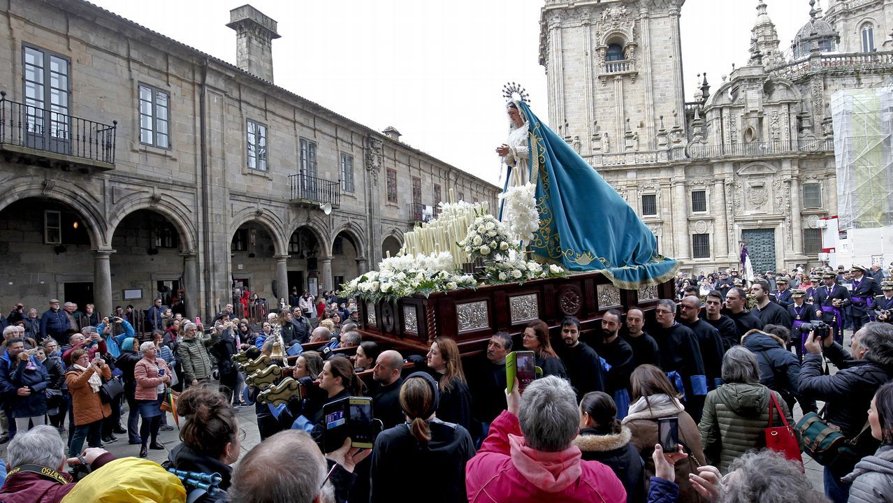 Procesión del Santo Encuentro en Santiago
