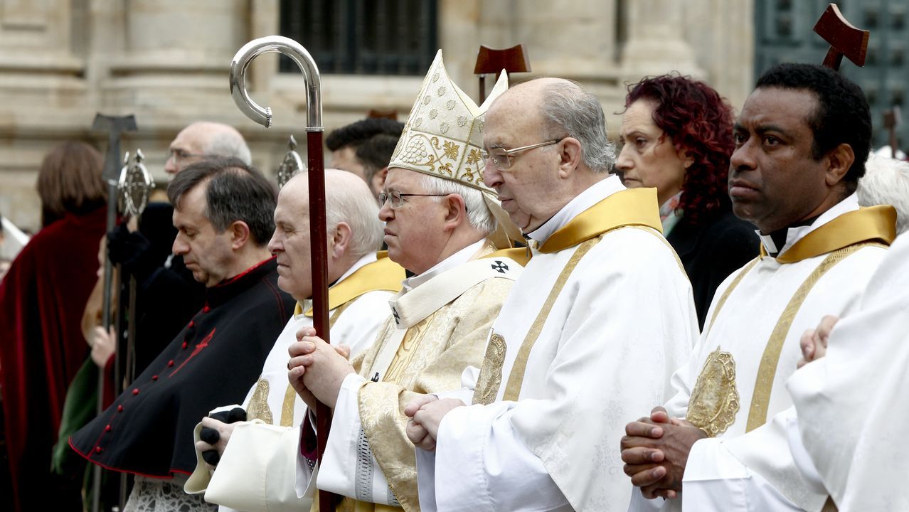 Procesión del Santo Encuentro en Santiago