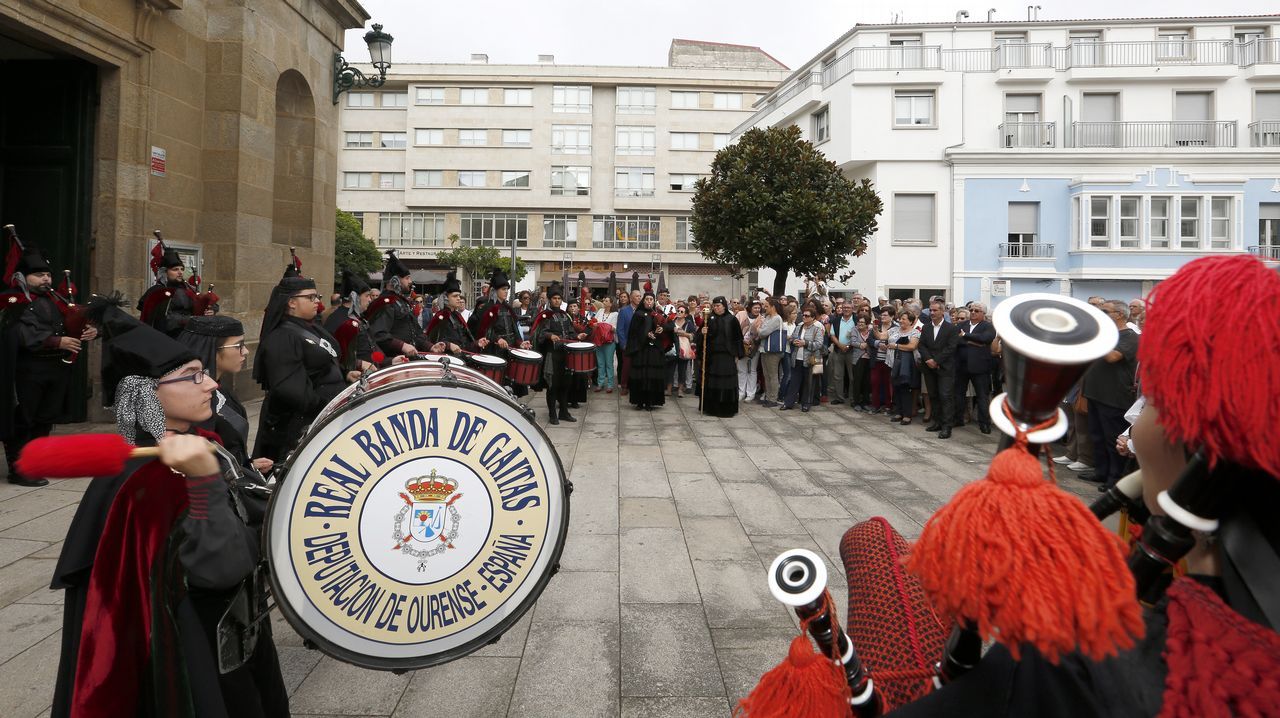 FIESTAS PATRONALES DE RIBEIRA, PROCESIÓN Y MISA DE SANTA UXÍA.