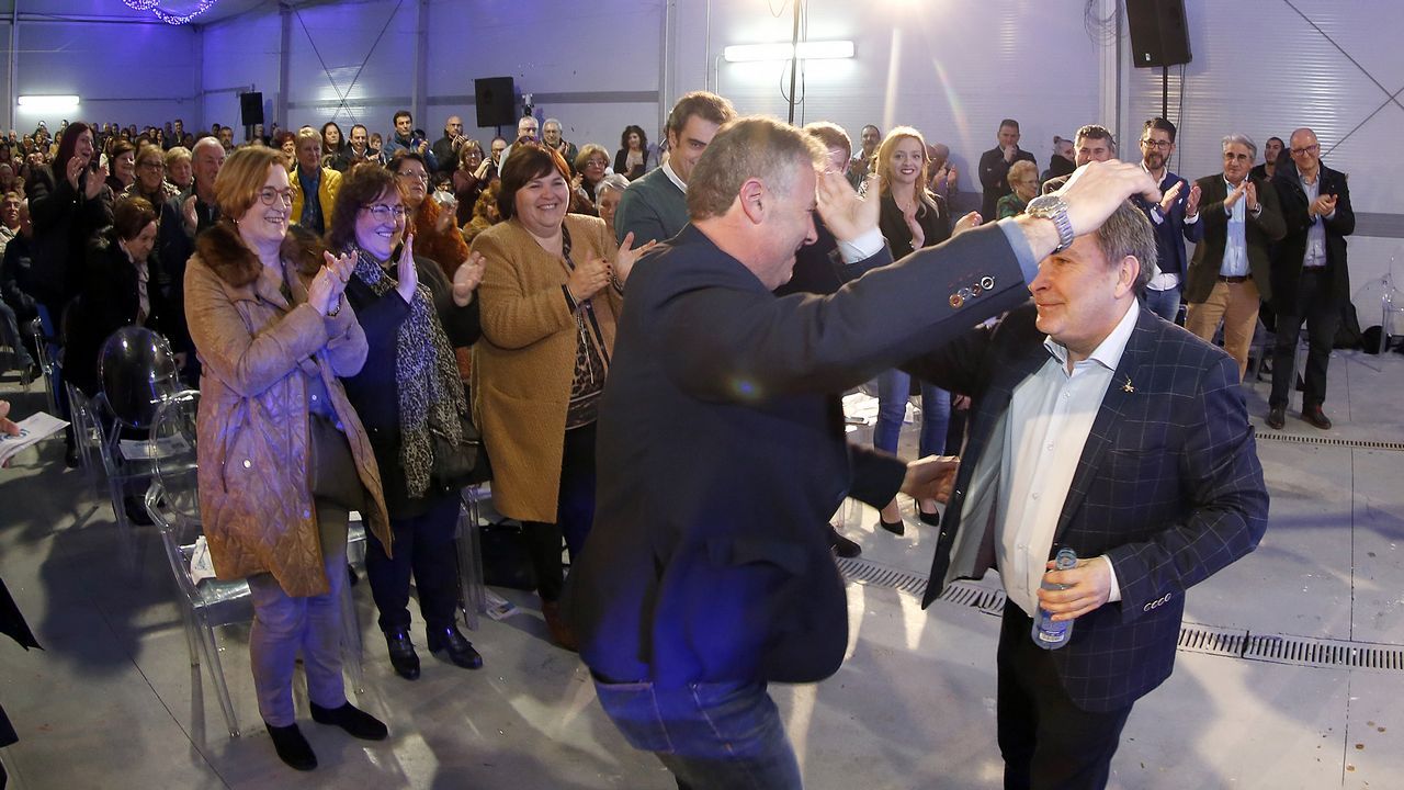 MITIN PP ALBERTO NUÑEZ FEIJOO EN POBRA Y RIBEIRA