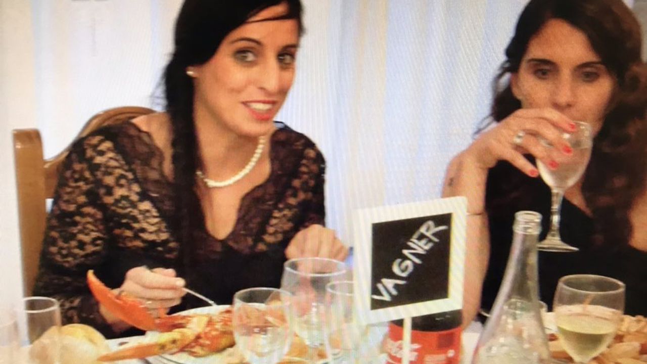 Boda de Jesús Vaquero y Mónica García en Cee en el 2014, mesa Vagner