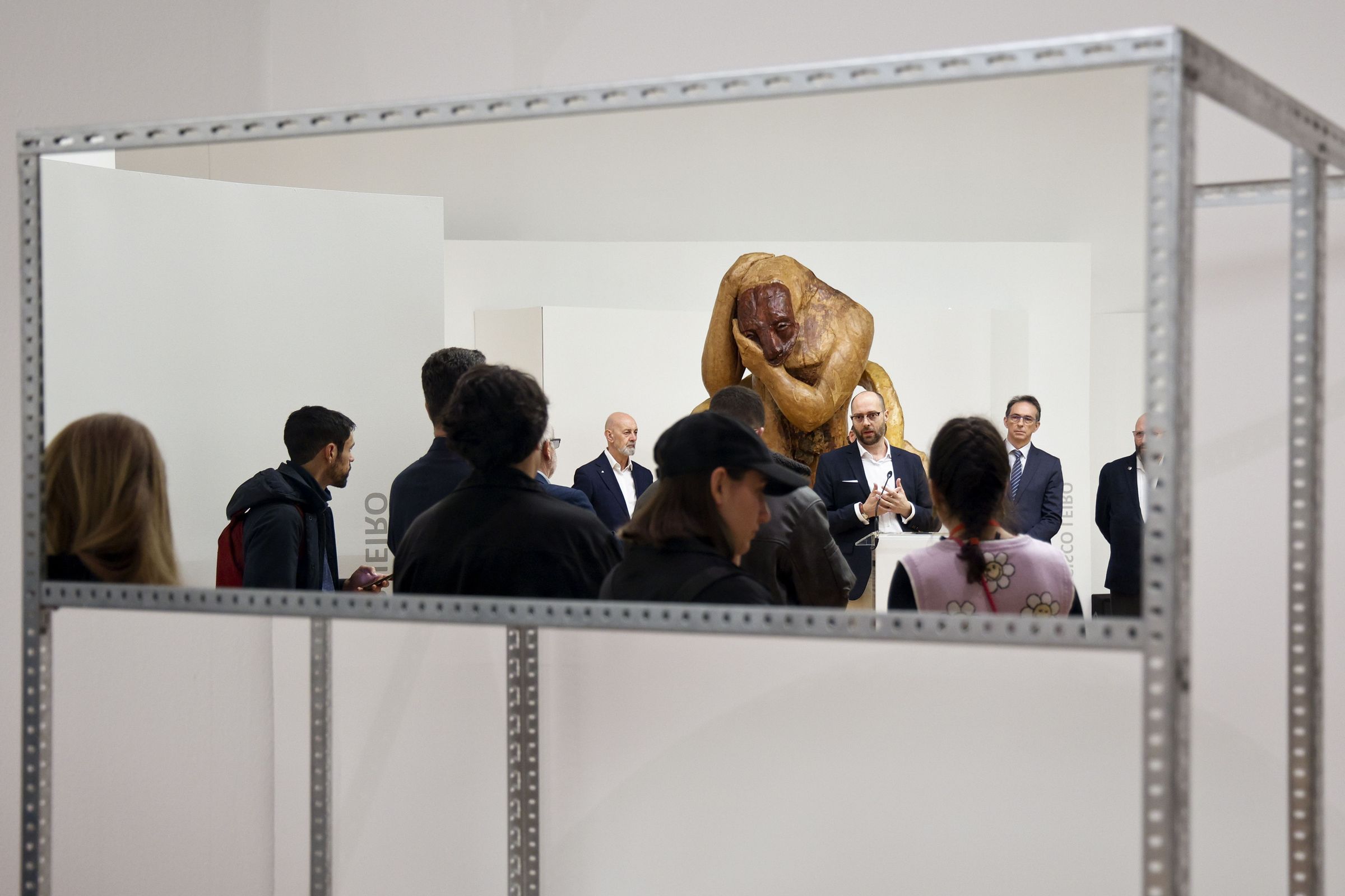 Inauguracin da exposicin  Espazo e tempo  en Afundacin da Corua. 21/02/2025