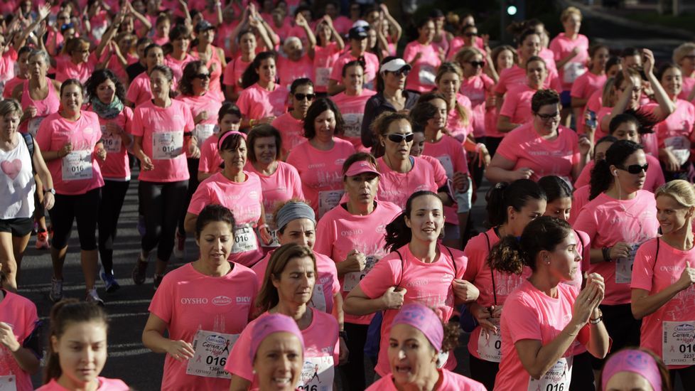 La boxeadora Marta Brañas, participante en la carrera de la mujer
