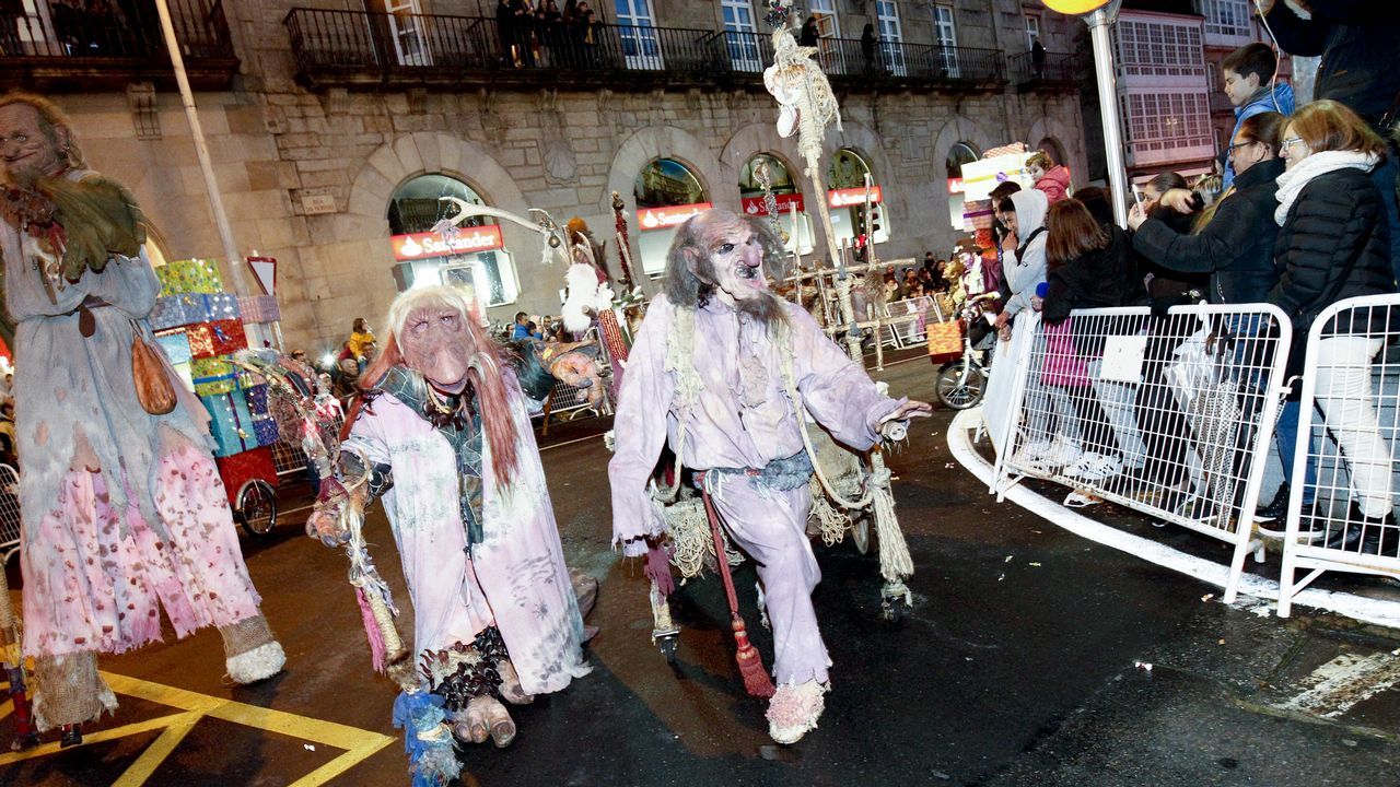 Los niños, esperando a los Reyes en Santiago