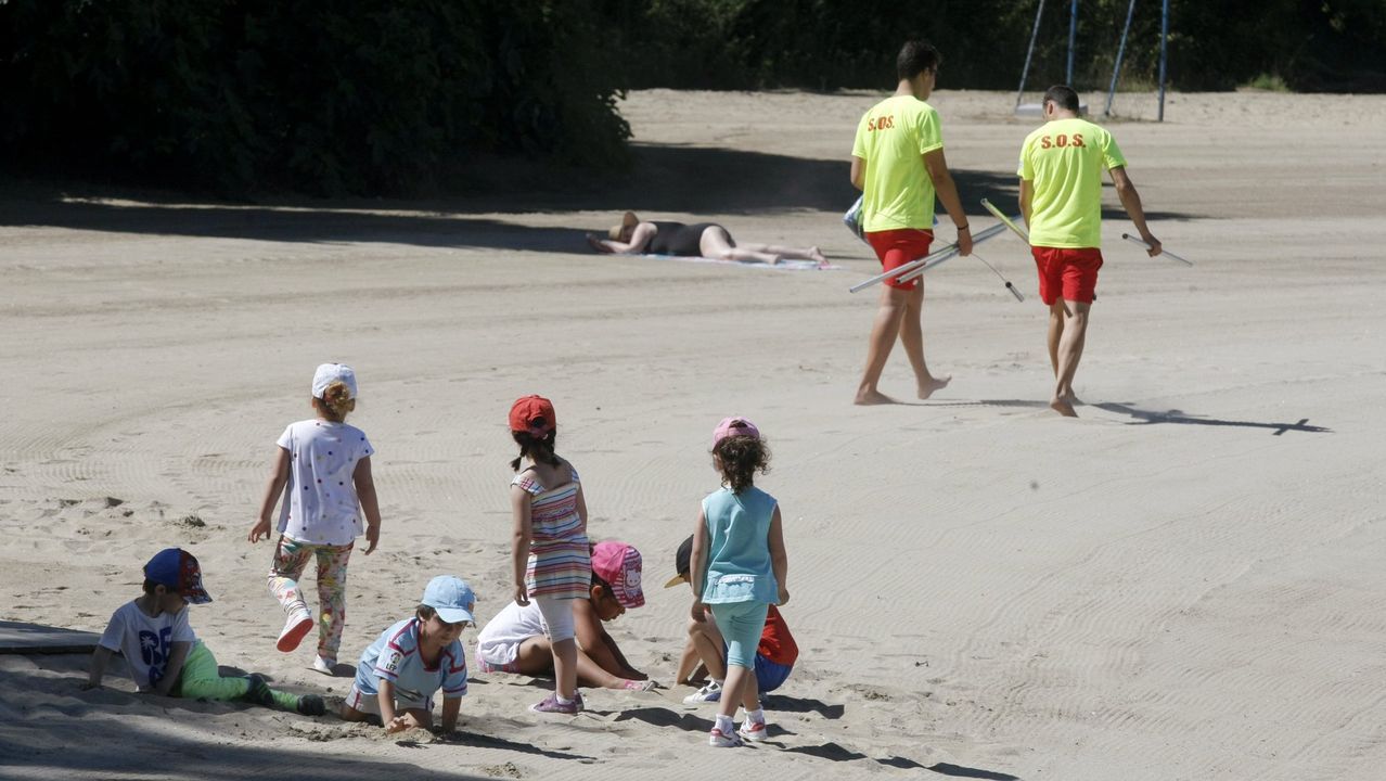Playa de O Campanario en Vilagarcía