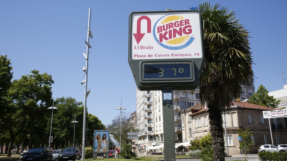 En Pontevedra, a 37 grados