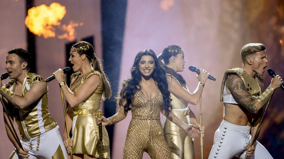 Samra, representante de Azerbayán.