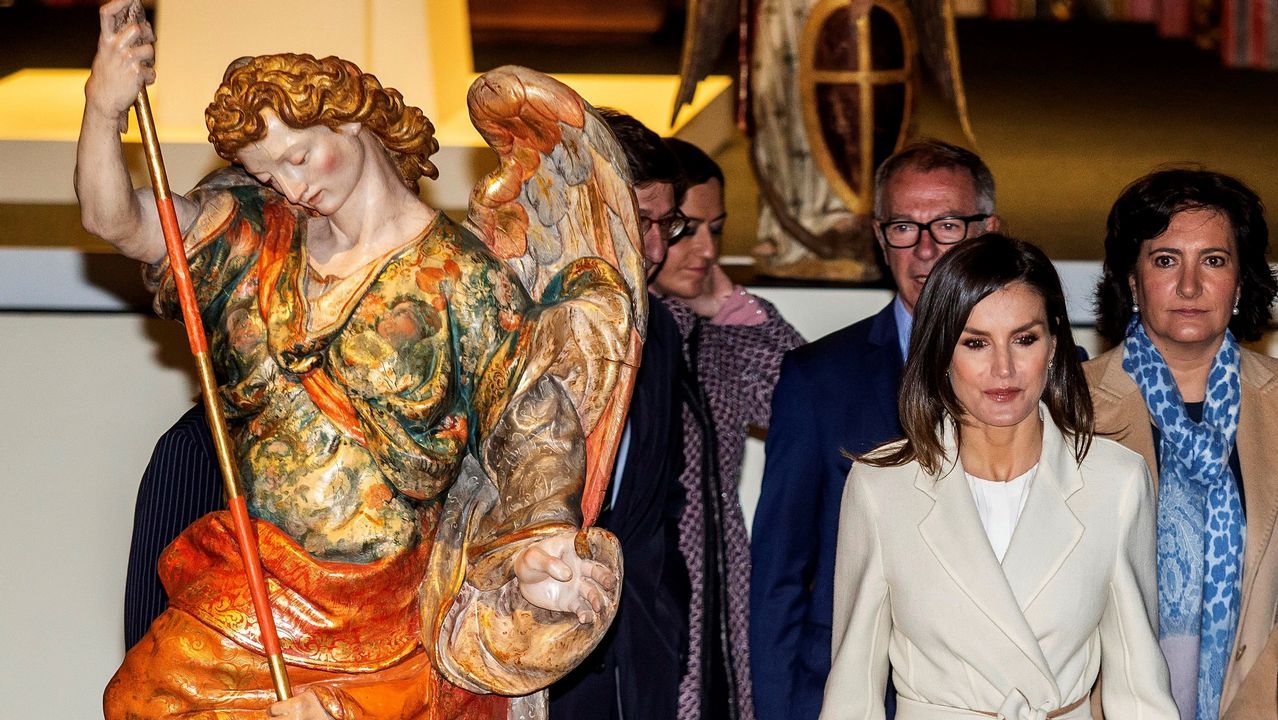 En su visita a Lerma, Letizia Ortiz recuperó un abrigo del 2005