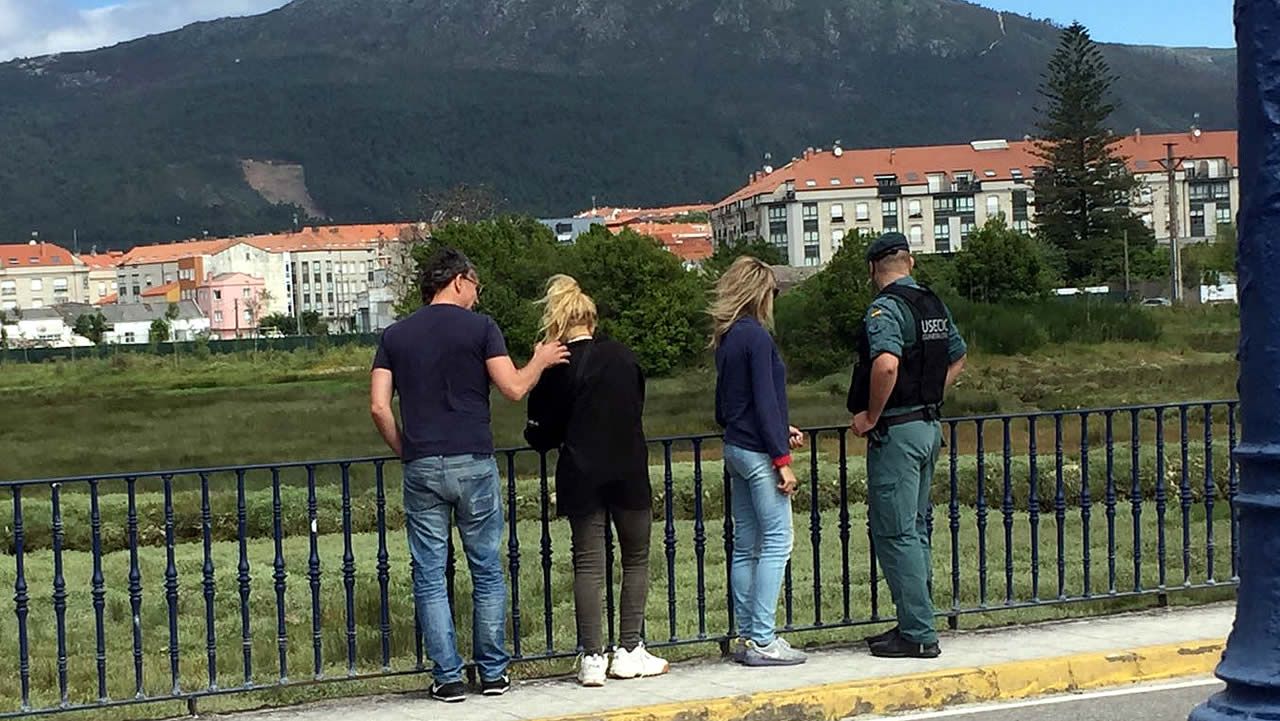 El Chicle llega a los juzgados de Ribeira para reconstruir el crimen de Diana Quer.