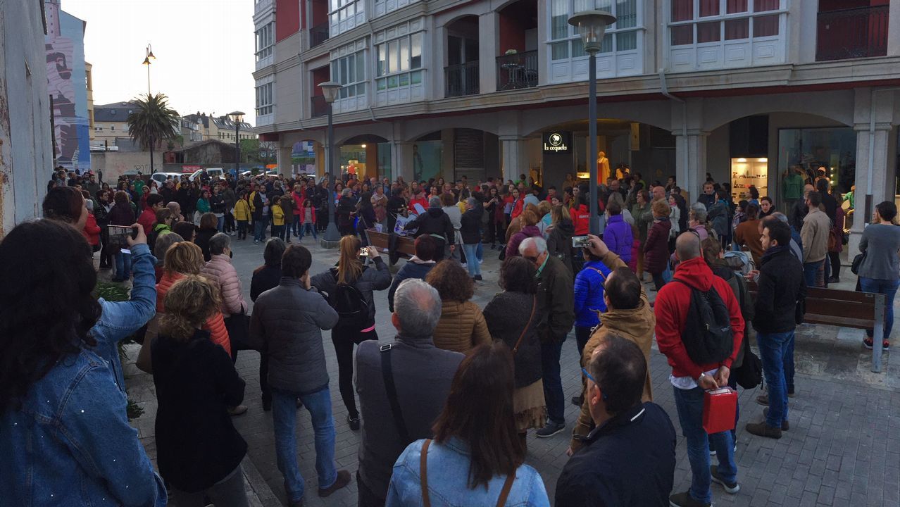 Manifestación en Ribadeo