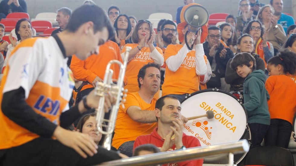 Afición del Basquet Coruña-Melilla, segundo partido de los play off por el ascenso a la Liga ACB