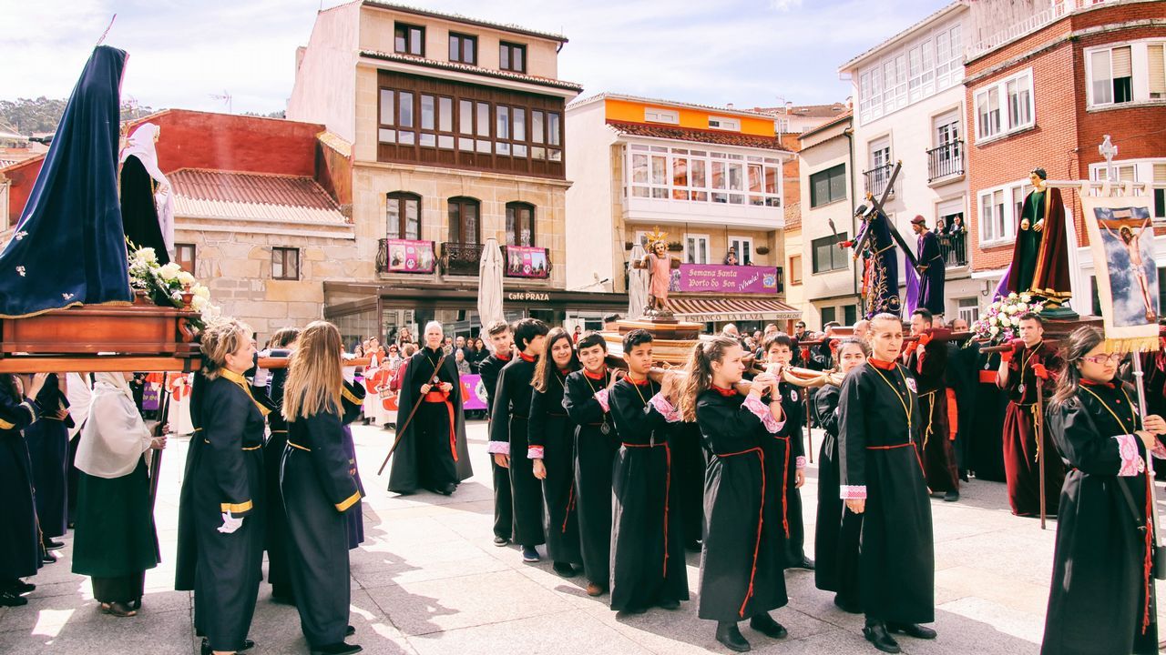 Viernes Santo en la comarca del Barbanza 2019