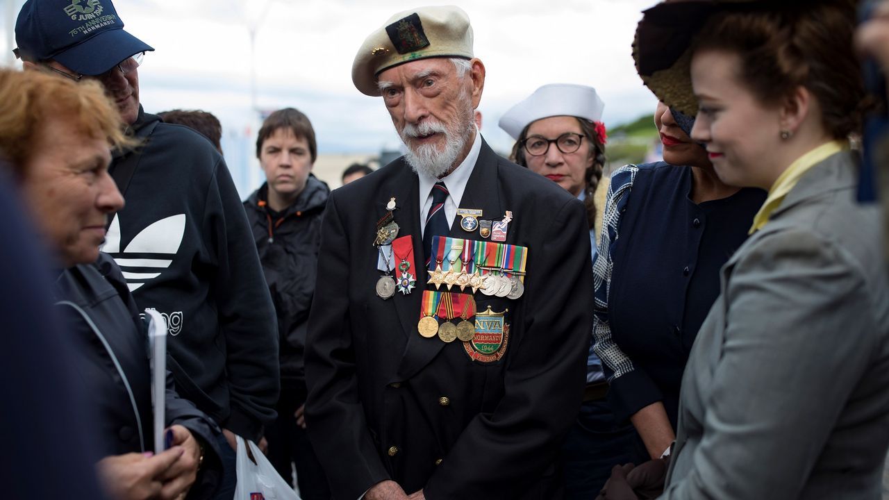 Un veterano británico de la Segunda Guerra Mundial, Lewis Trinder