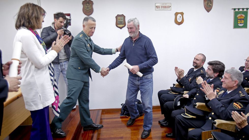 Entrega de medallas en la Policía Nacional