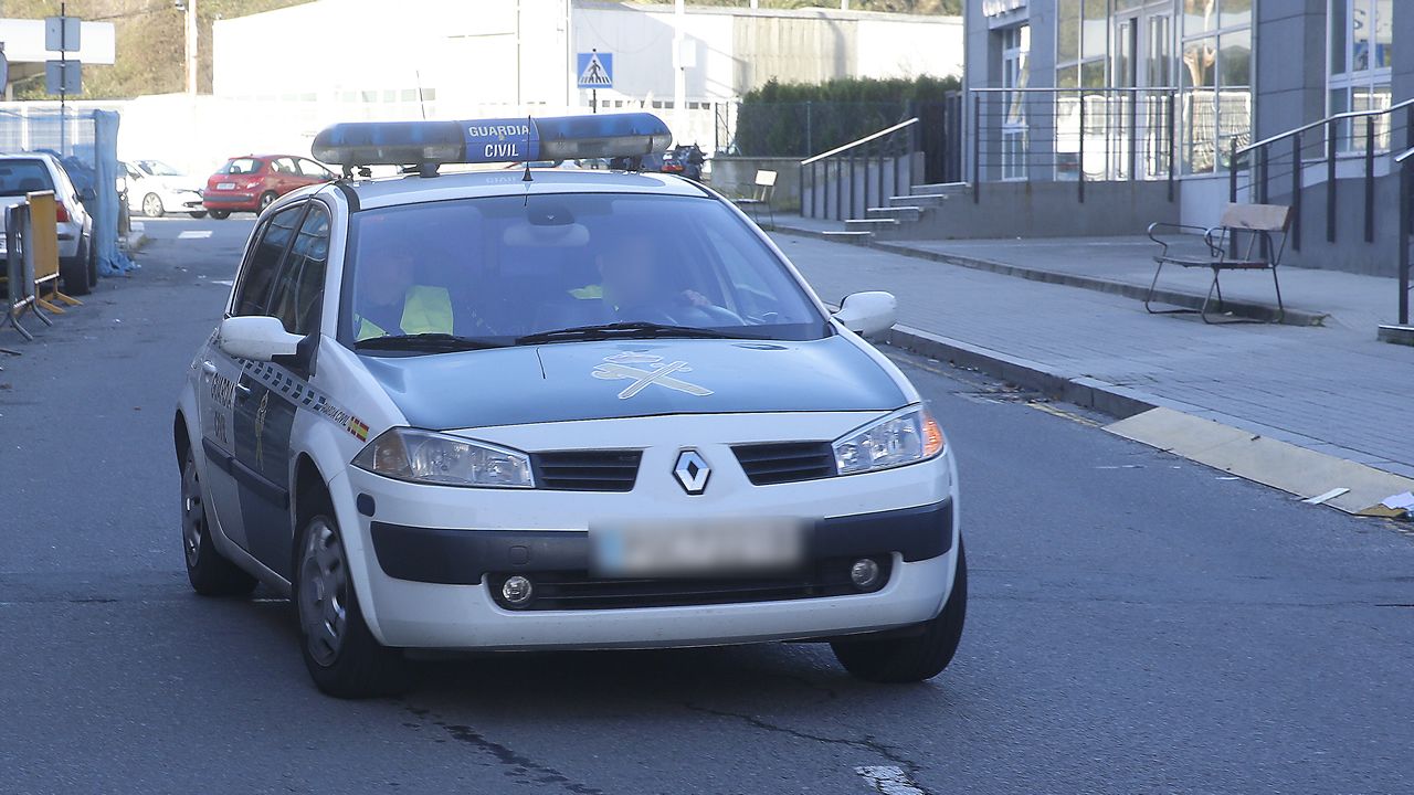 Llegada al cuartel de la Guardia Civil de Lonzas, en A Coruña, del sospechoso de la desaparición de Diana Quer.