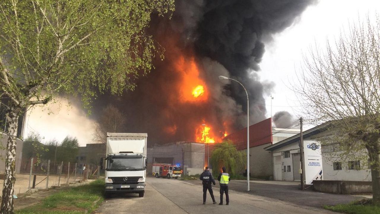 Las fuerzas de seguridad acordonaron la zona