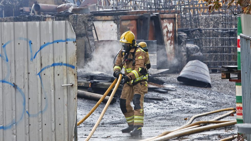 Incendio en los astilleros de Placeres