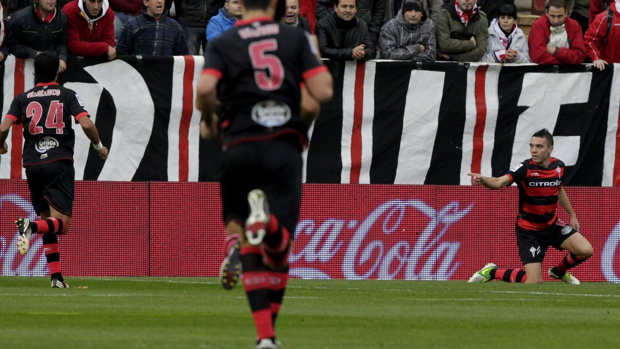Rayo-Celta (3-2) el 10 de noviembre del 2012
