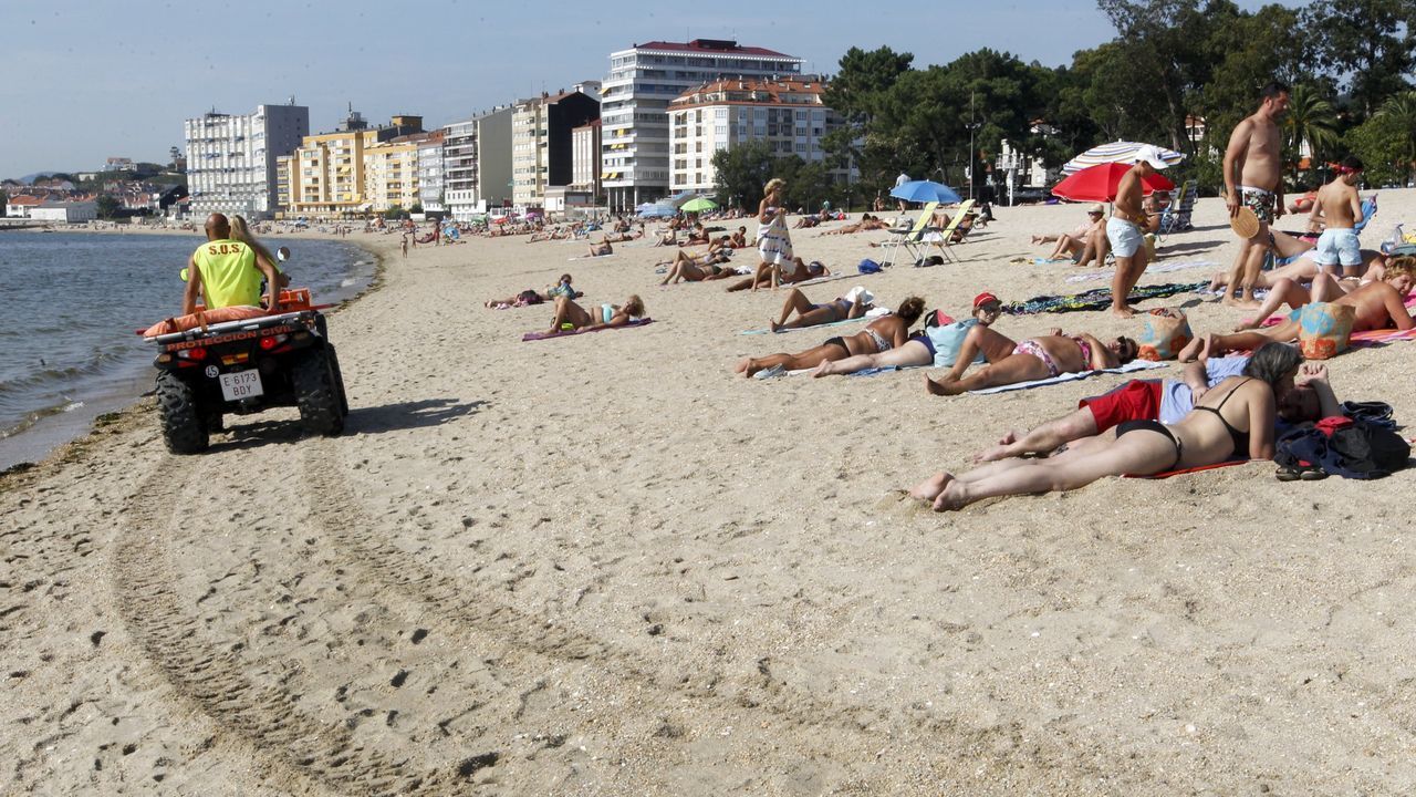 Playa de A Compostela en Vilagarcía