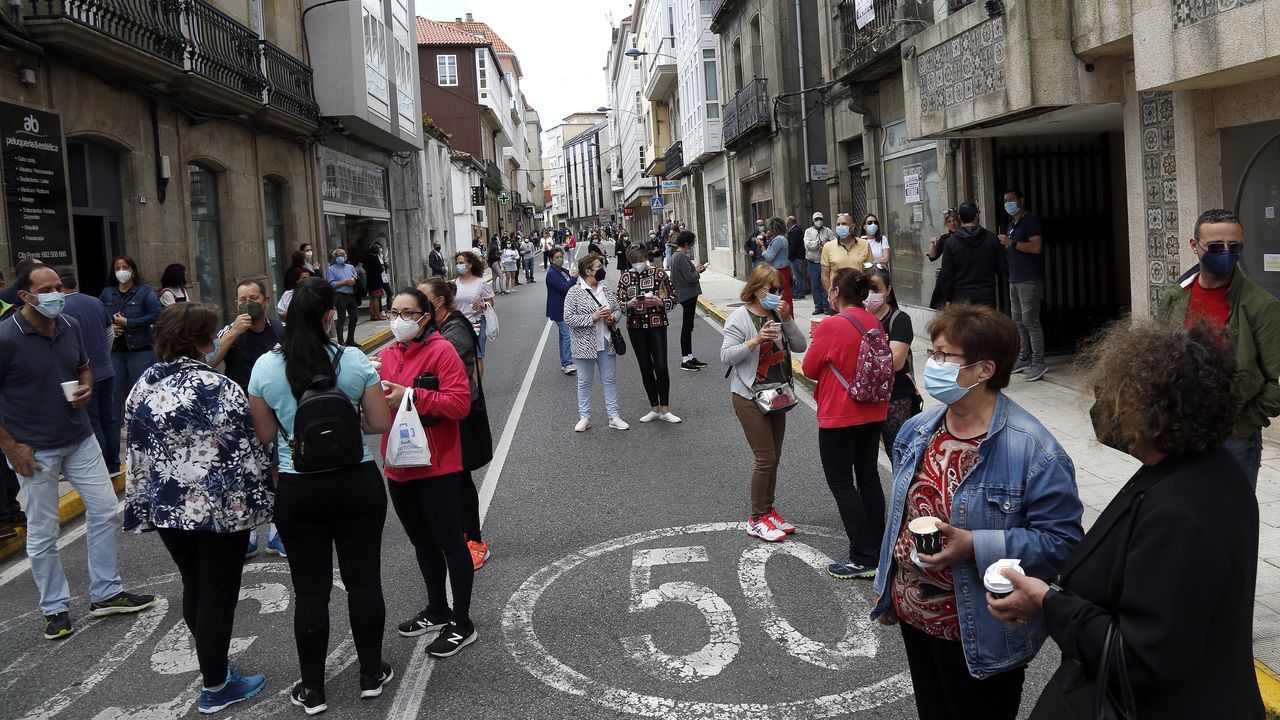 Protesta de los hosteleros por el cierre del municipio