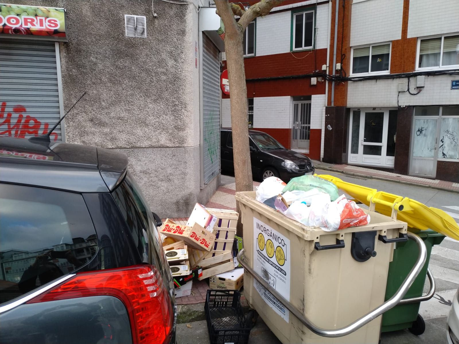 Cuarto día de la basura sin recoger