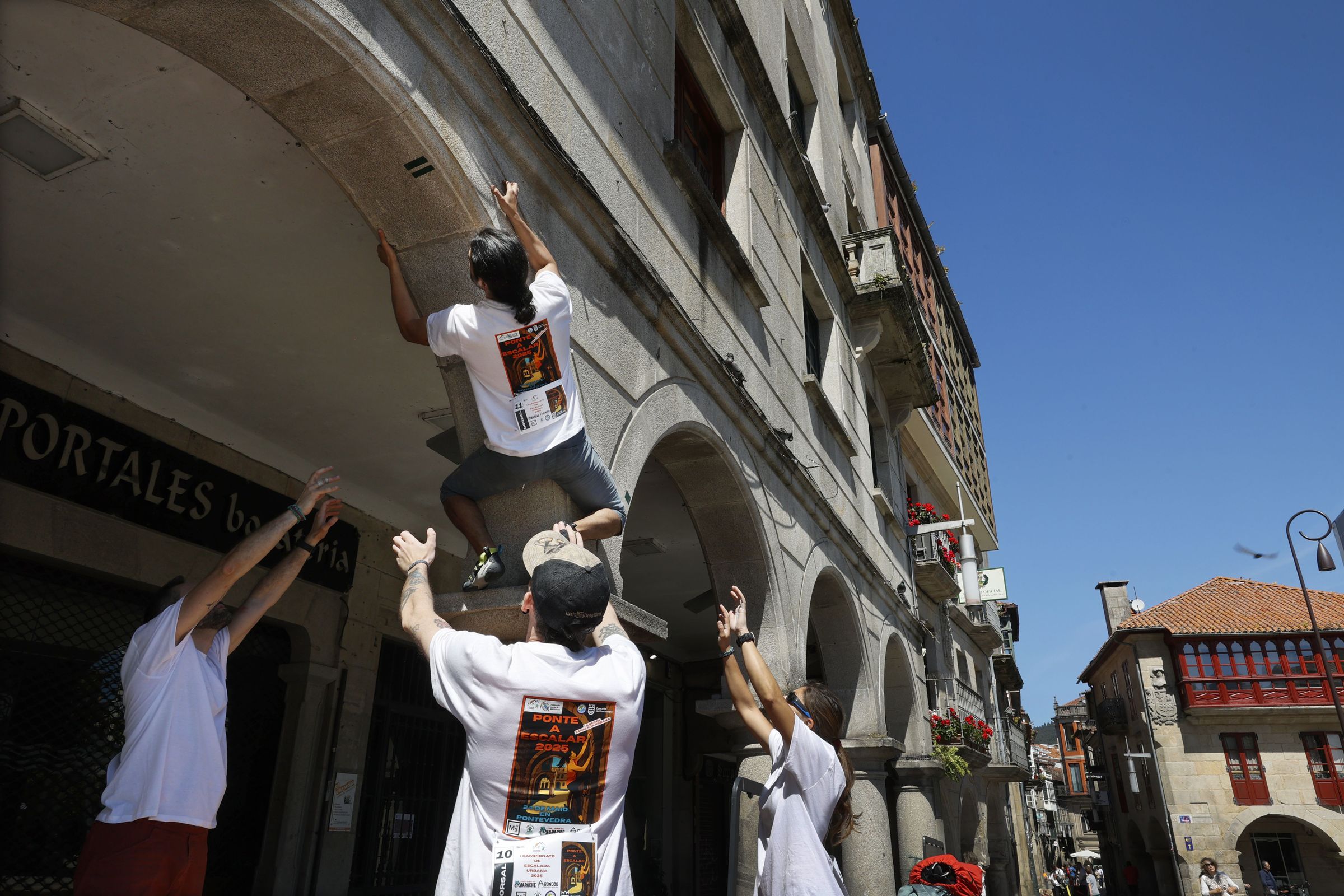 Campeonato de escalada urbana en Pontevedra. 24/05/2025