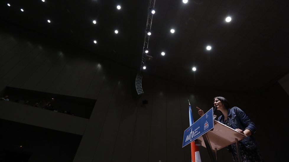 Carme Adán en la XV Asemblea Nacional do BNG