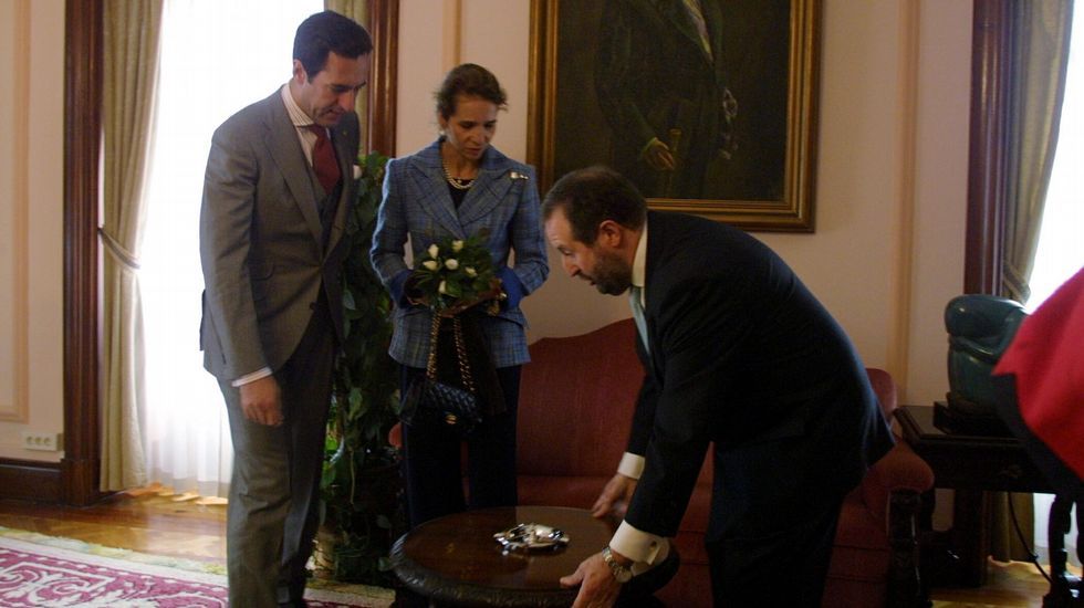 Recepción a los Duques de Lugo en el 2001.