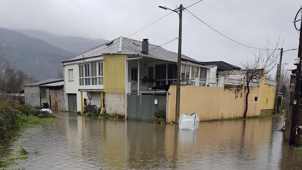 Inundaciones en O Barco de Valdeorras