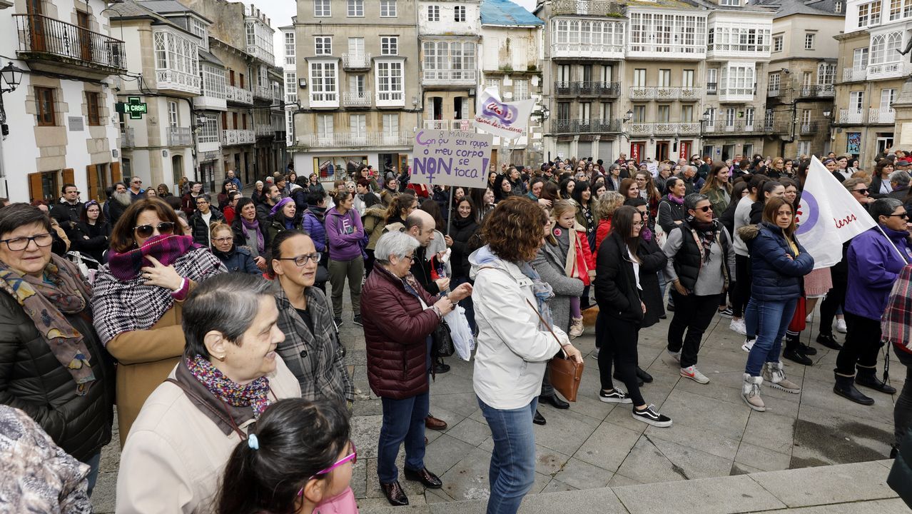 Manifestación por el 8M en Viveiro