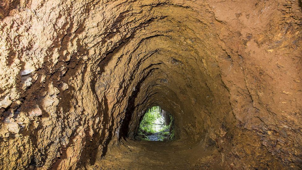 Mina da tinta, perteneciente a la Ruta do Ferro de O Incio