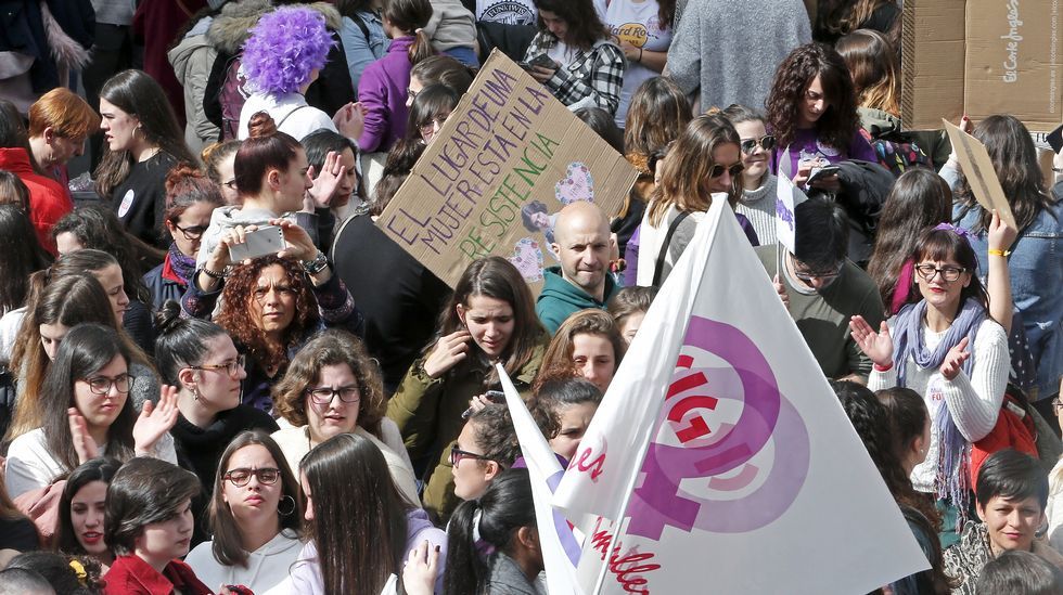 Concentración del 8M. Día de la Mujer