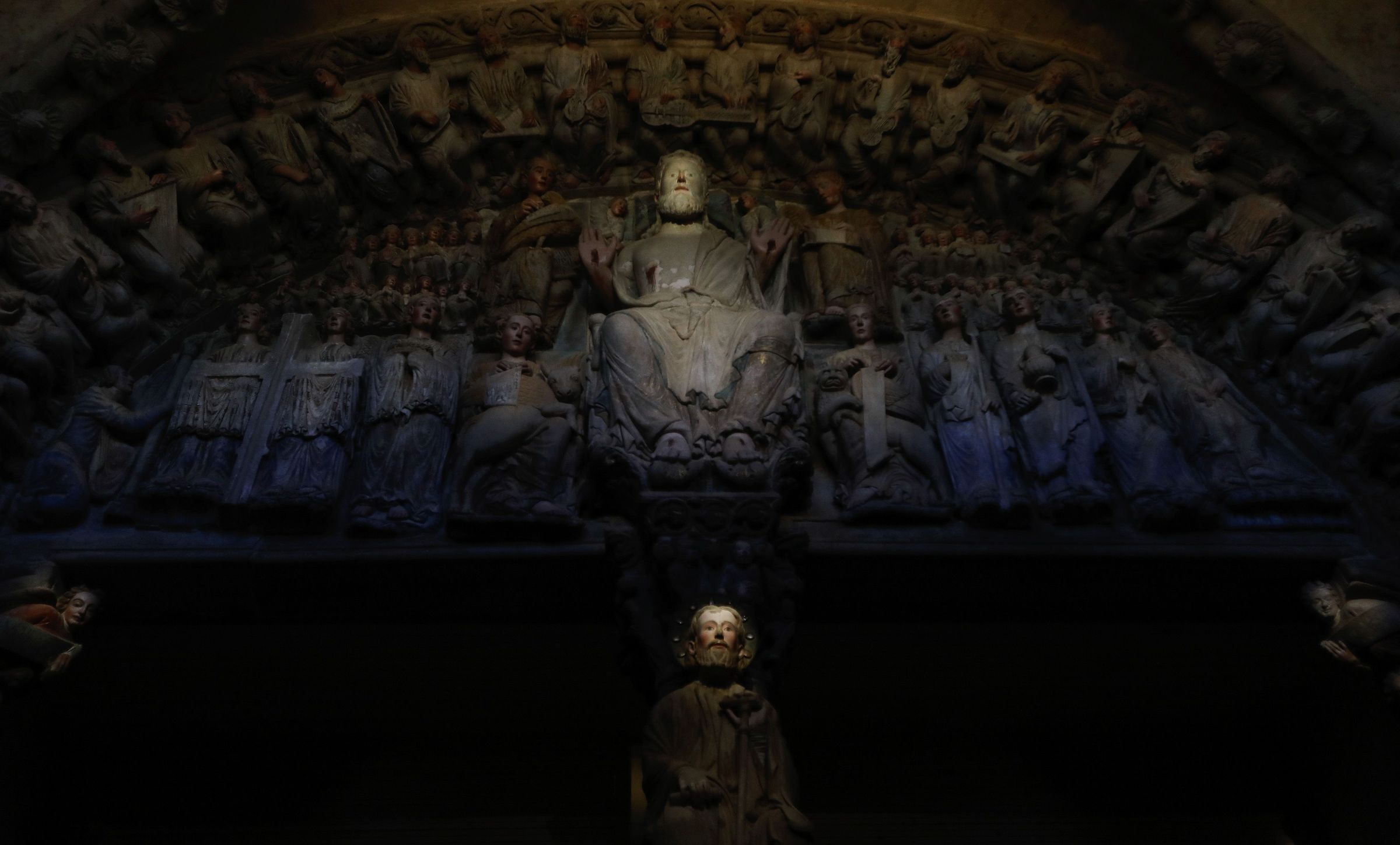Reapertura de las visitas al Prtico de la Gloria en la Catedral de Santiago. 14/04/2021